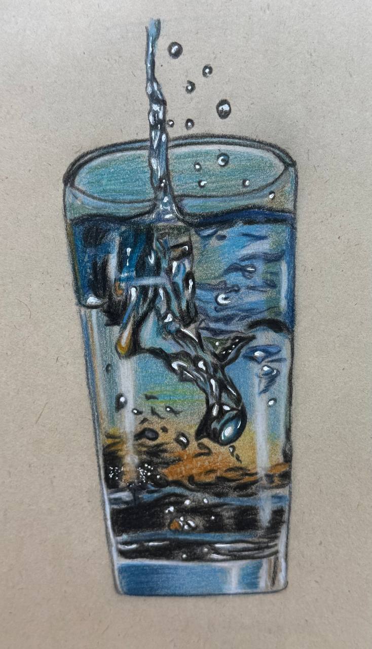 آموزش نقاشی سیاه قلم سمیه طالبی